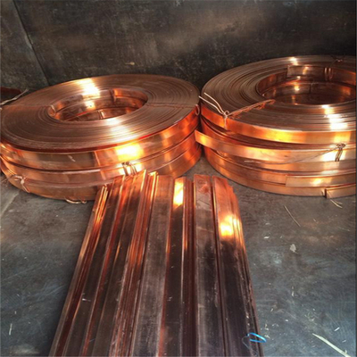 C10100 C10200 C11000 T1 T2 ขดลวดทองแดงแผ่น / แถบทองเหลืองม้วน 1000mm-1220mm