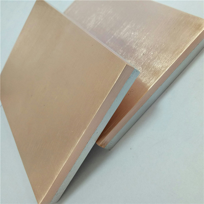 กำหนดเอง C70600 C71500 แผ่นทองแดงนิกเกิล / 5mm 6mm แผ่นทองเหลือง