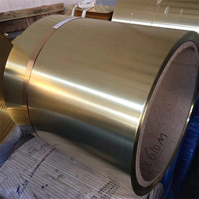 C5191 C5210 CuSn6 CuSn8 แถบทองแดงขด Phosphor Bronze Tape